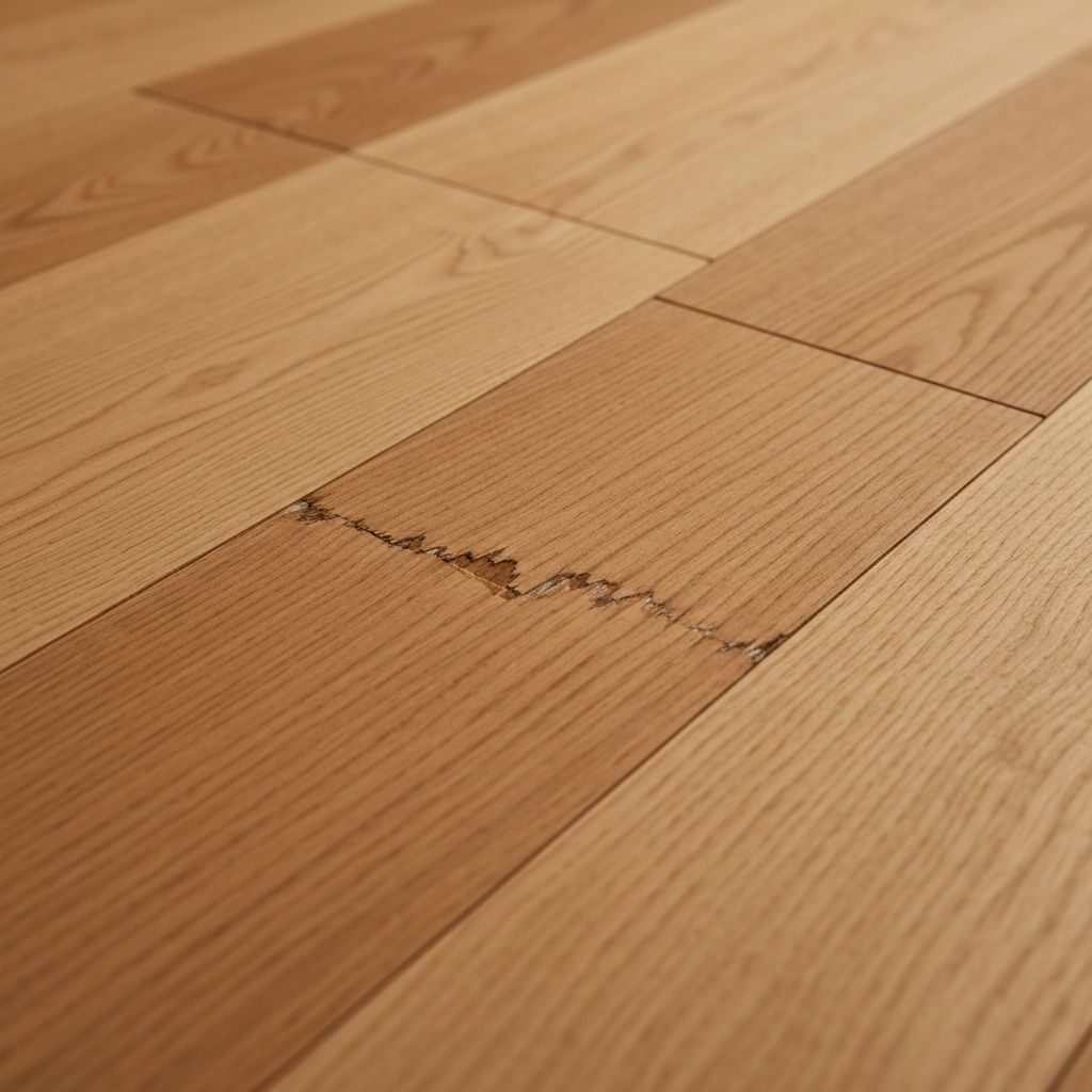 Parquet mélèze — éclat profond restauré - Après